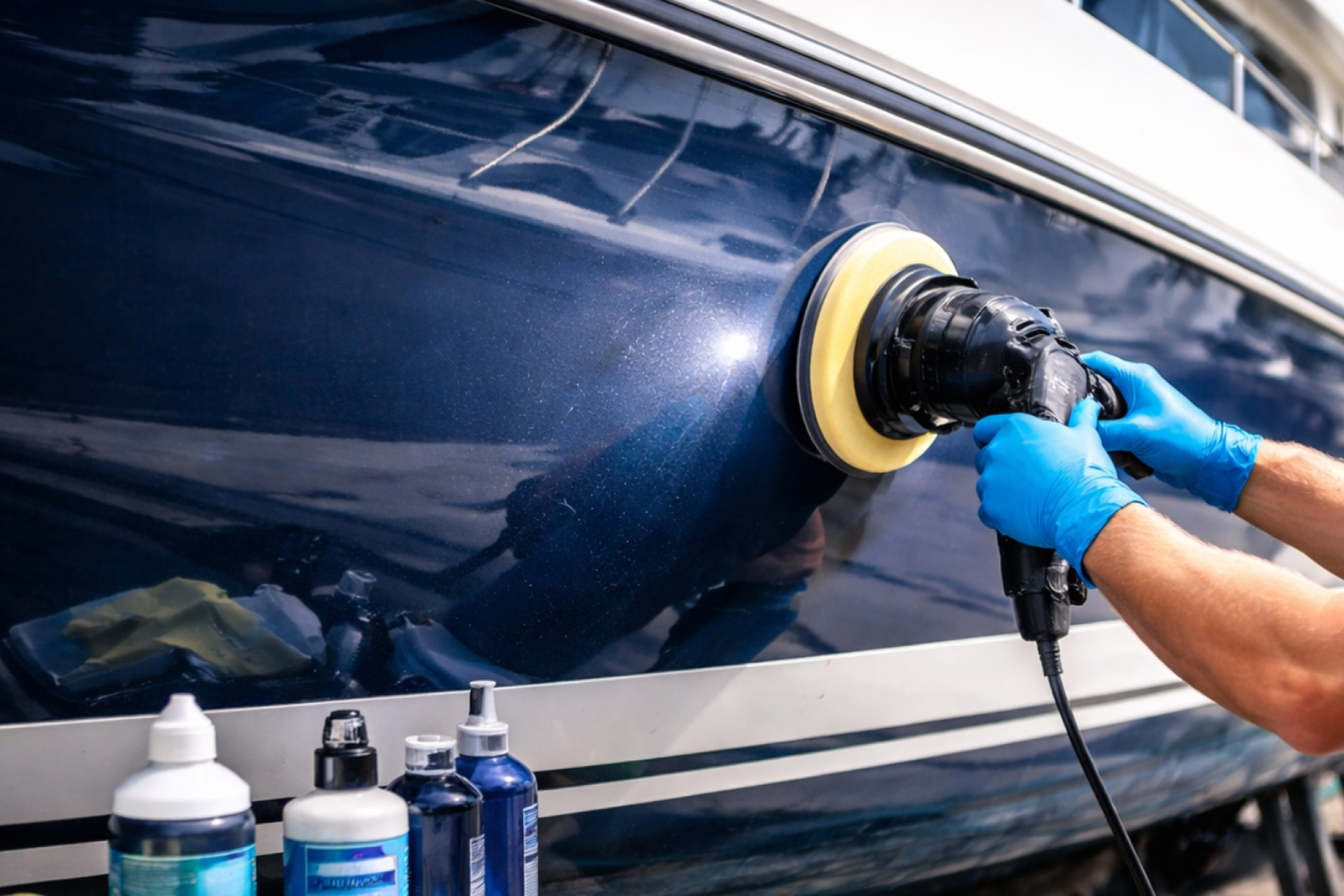 Yacht Polishing & Ceramic Coating in Vilamoura
